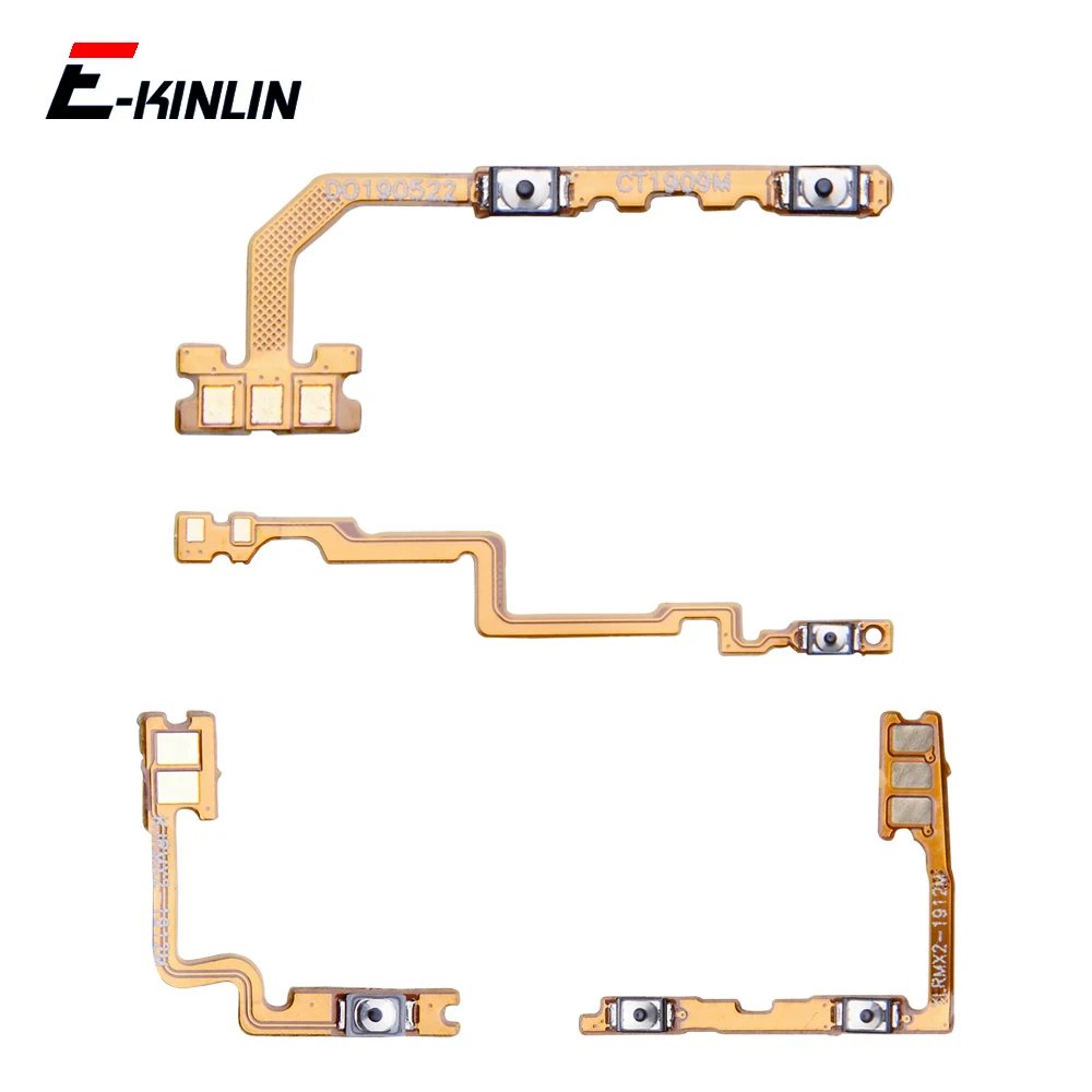 Volume Button Power Switch On Off Key Ribbon Flex Cable For OPPO Realme X2 X Lite 3 2 1 Pro Replacement Parts