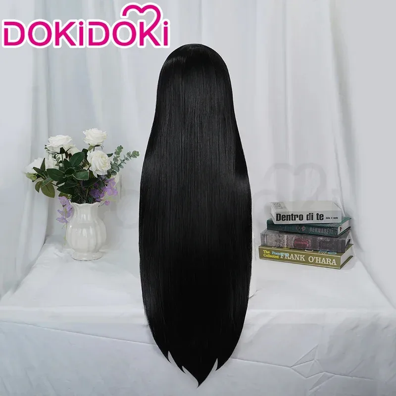 Disponibile parrucca Mari gioco Omori parrucca cosplay DOKIDOKI Mari cosplay donna Capelli lunghi neri lisci Mari 70 cm parrucca parrucca gratuita