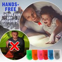 Night Running Safety Warning Light Reflective Luminous Light LED Logo Multifunctional Magnet Safety Printable Hiking Clip L R6R5