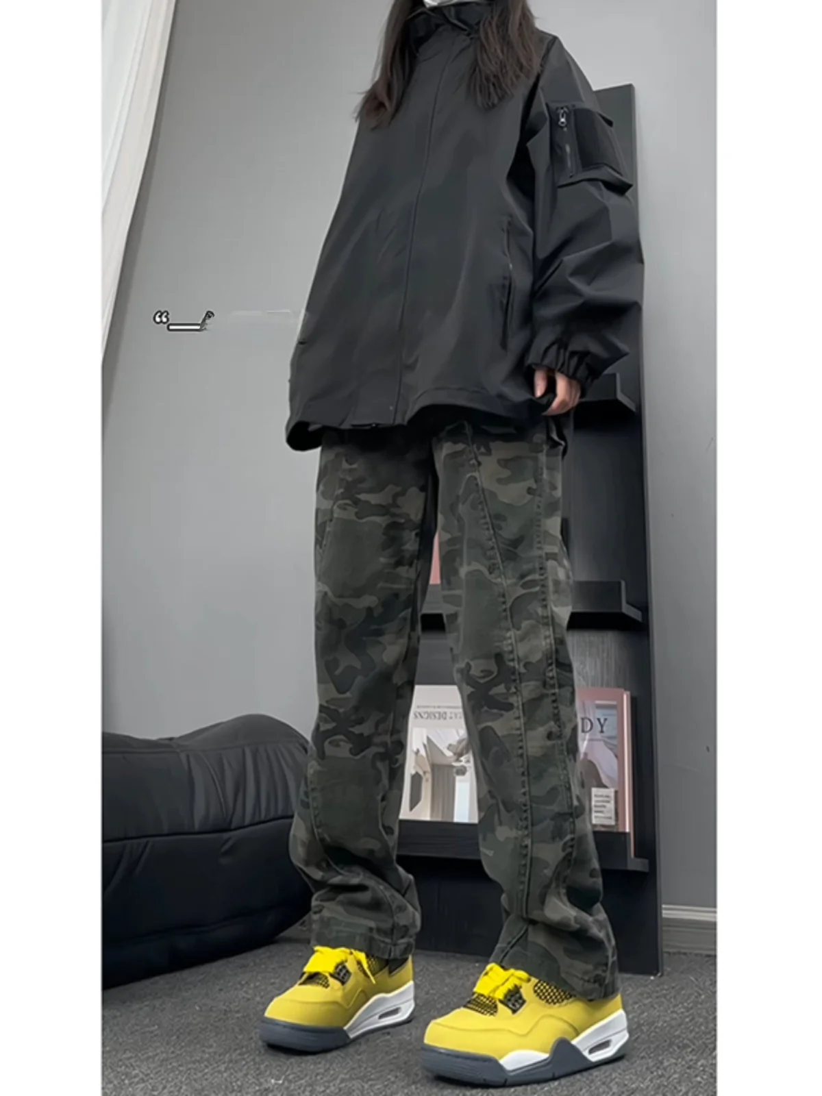

Мужские джинсы Cleanfit American Camouflage: осенне-зимние, на флисовой подкладке, деконструированные, микро-клеш, рабочие