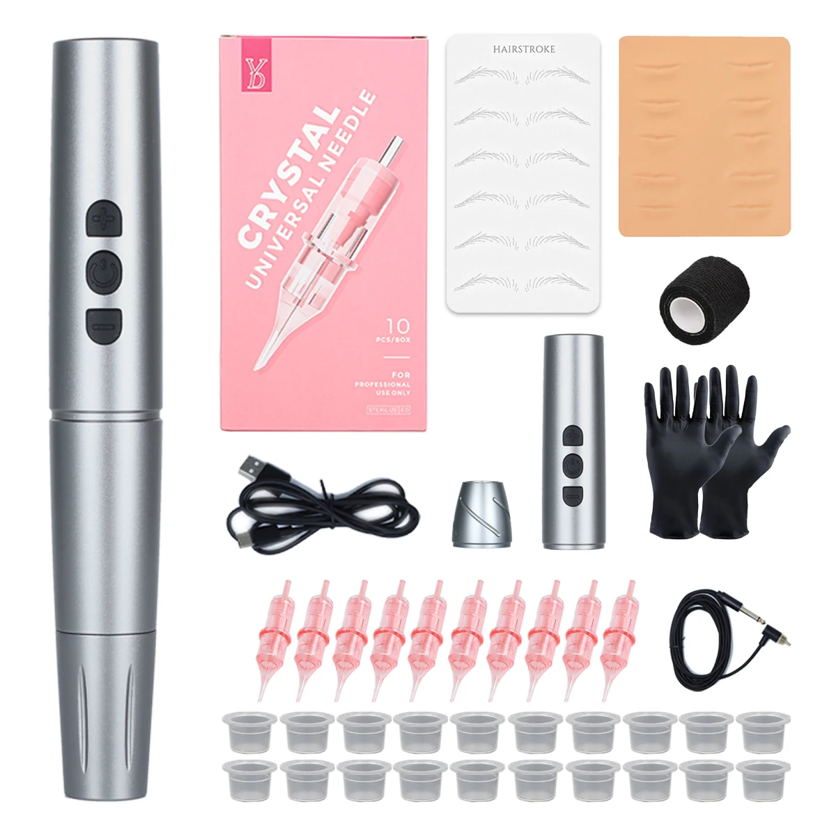 

Tattoo Kit YD Blink Mix New Wireless PMU Permanent Makeup Tattoo Machine for Eyebrows Eyes And Lips Professional Tattoo Pen Kits