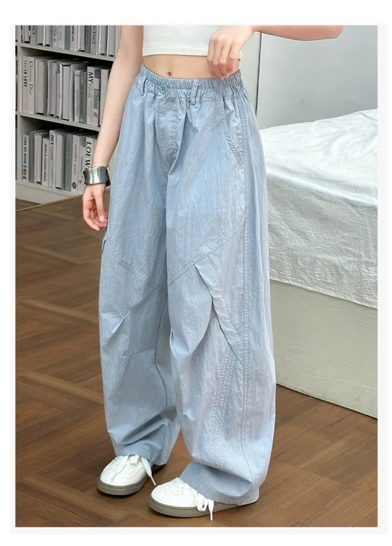 RAISE Sommer-Hosen für Mädchen 3-14 Jahre Kinder-Latzhosen Lange Hosen Dünne Lässige Vielseitige Junioren-Mädchen-Overalls – Detail 8