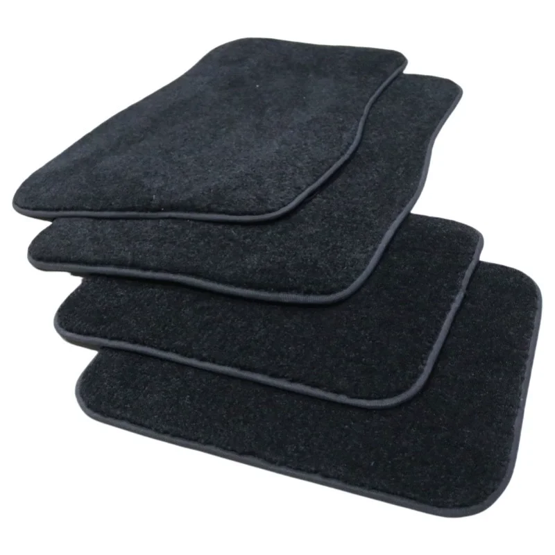 

High Quality 4-Piece Non-Slip Car Floor Mat All-Over Polyester Fiber Optics Leather Heel Pad General Purpose All-Over Sky Design