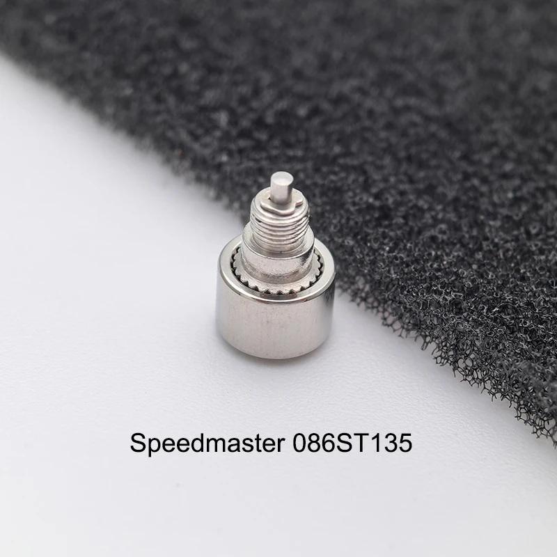 316L Stainless Steel Watch Pusher Button For OMG Speedmaster 086ST135 Generic Accessories Watch Parts