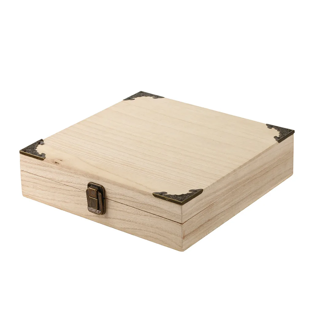 Multifunction  Wooden Storage Box Case for Change Jewellery Small Gadgets Gift