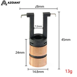 For Toyota Corolla Honda Accord Lada Kalina Power Generator Collector Copper Head Slip Ring  (6.2*14.5*45mm) Fielder Stream