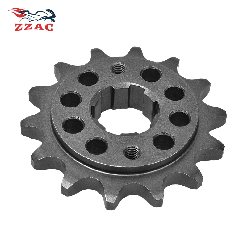 525 Chain 14T 15T 16T 20CrMnTi Motorcycle Front Sprocket For HONDA CBR400 VF400 XL400 1988-1991 XL600 1987-1988 NV600 VT600 1988