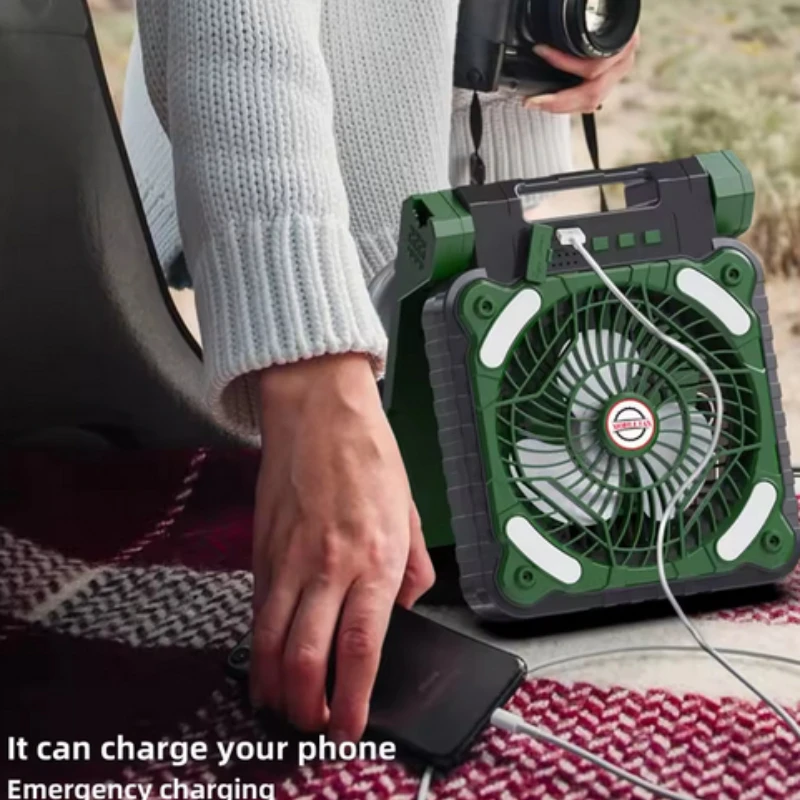 

Портативные солнечные вентиляторы 7800 мАч с LED-фонарем, перезаряжаемые, на солнечной энергии, для кемпинга, 4 скорости, мощный ветер, 90° ° Складной вентилятор