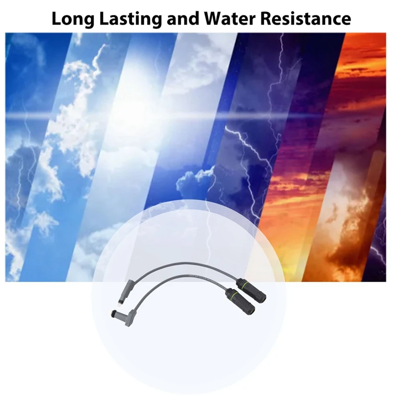 SpX 플러그-RJ45 어댑터, Starlink 1200Mbps IP68 방수 이더넷 익스텐션 케이블 플러스, Dishy 및 라우터용, 2 개