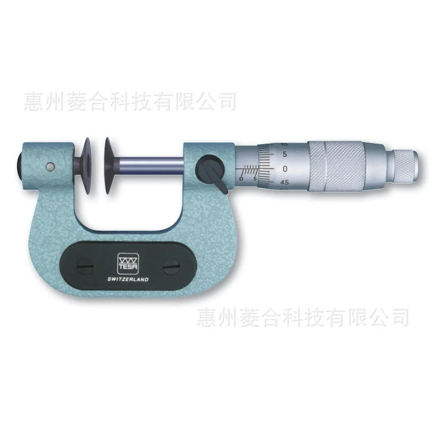 2025  TESA mechanical disc type micrometer 00210203 gear common normal measuring micrometer 50-75mm