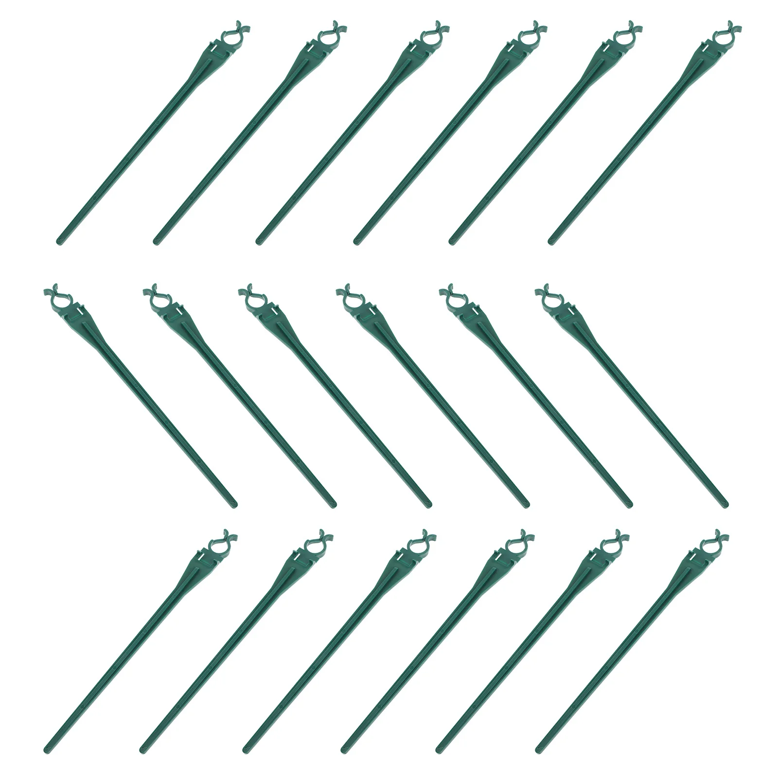 30pcs Christmas Light Stakes Plastic Garden Lamp Spikes Durable Outdoor Lawn Decor For Holiday Pathway Landscape Lighting