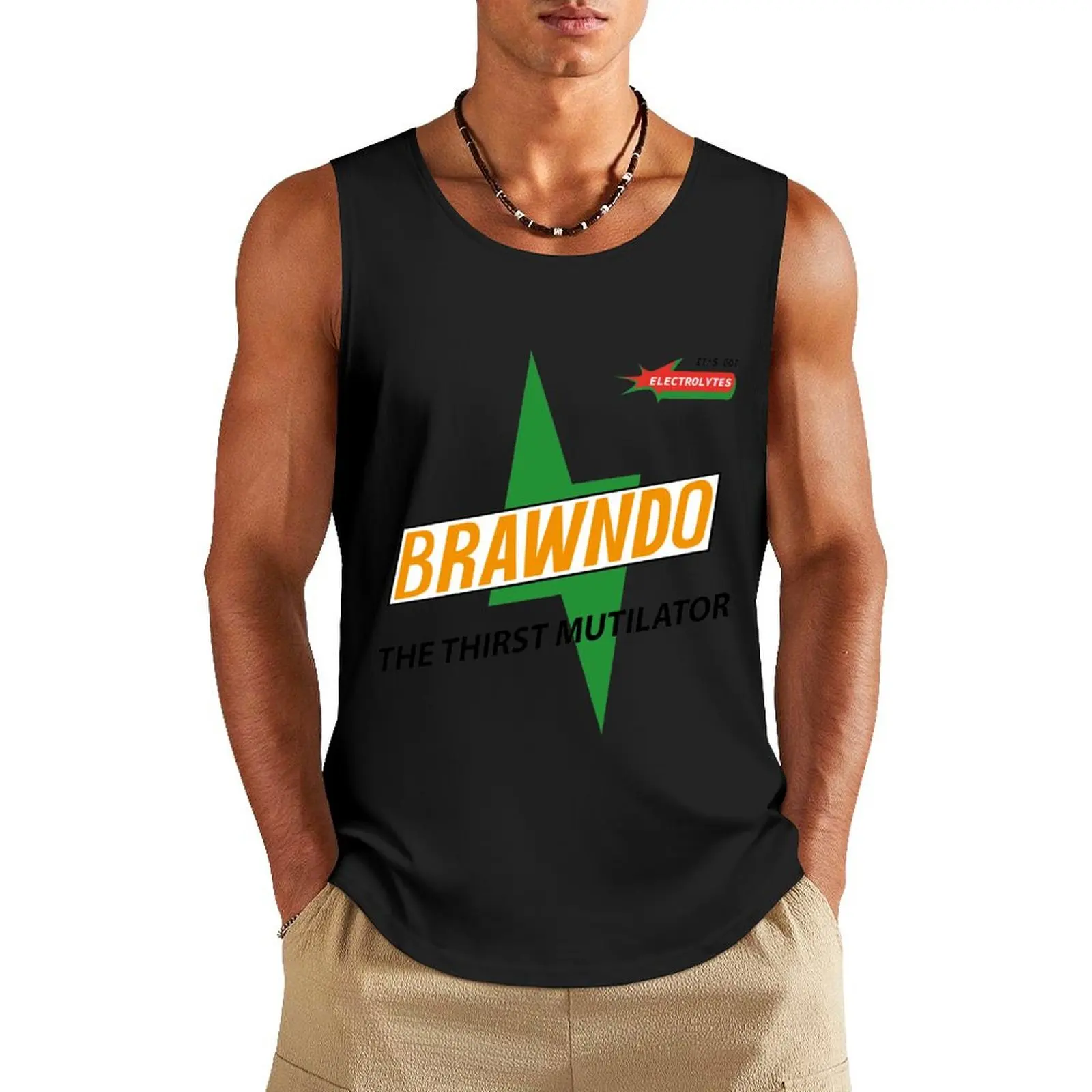 Brawndo - The Thirst Mutilator Tank Top Muscle fit bodybuilding for men clothes for men gym accessories man