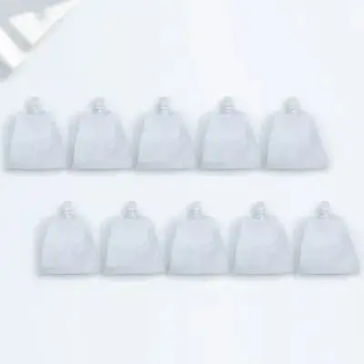 

10Pcs Nail Dust Collector Pouches Vacuum Cleaner Bags Non-Woven Durable Nail Cleaner Accessory Elastic Cord Dust Collector Pouch