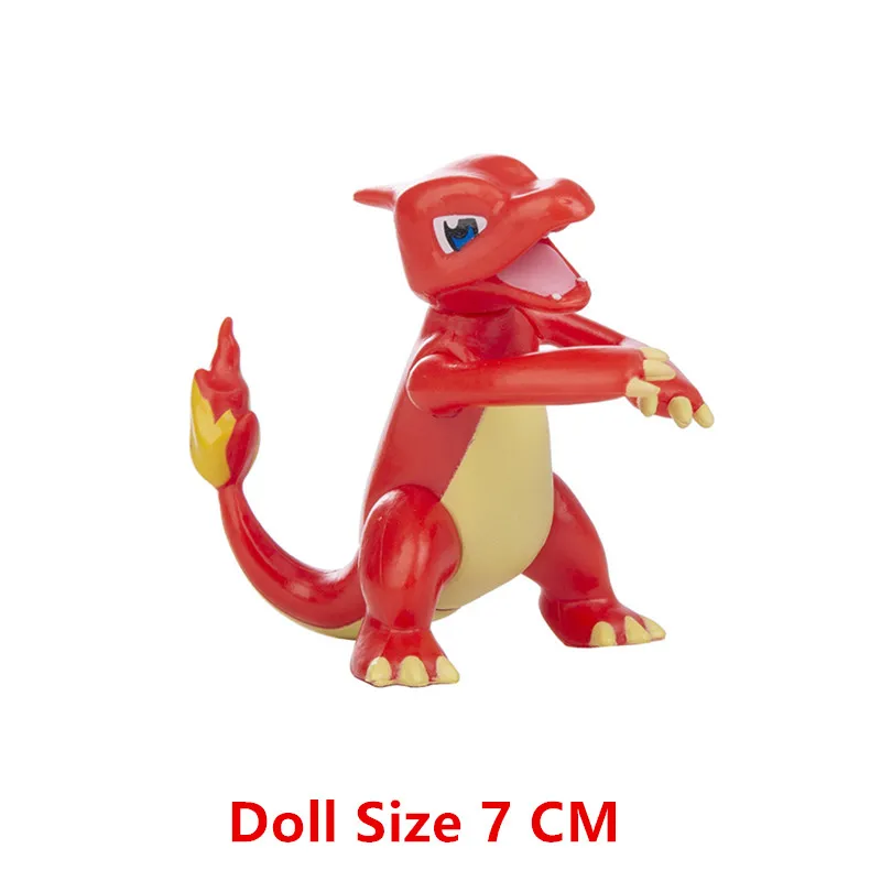 Pokemon Anime-Figuren Pikachu Mewtwo Flying Dragon Meowth Sammelfigur Actionfiguren Modell Geburtstagsgeschenke Großeinkauf Set