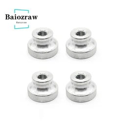 Baiozraw 4 pces v2.4 3d impressora diy m4 serrilhada porca (din 466-b) para voron peças