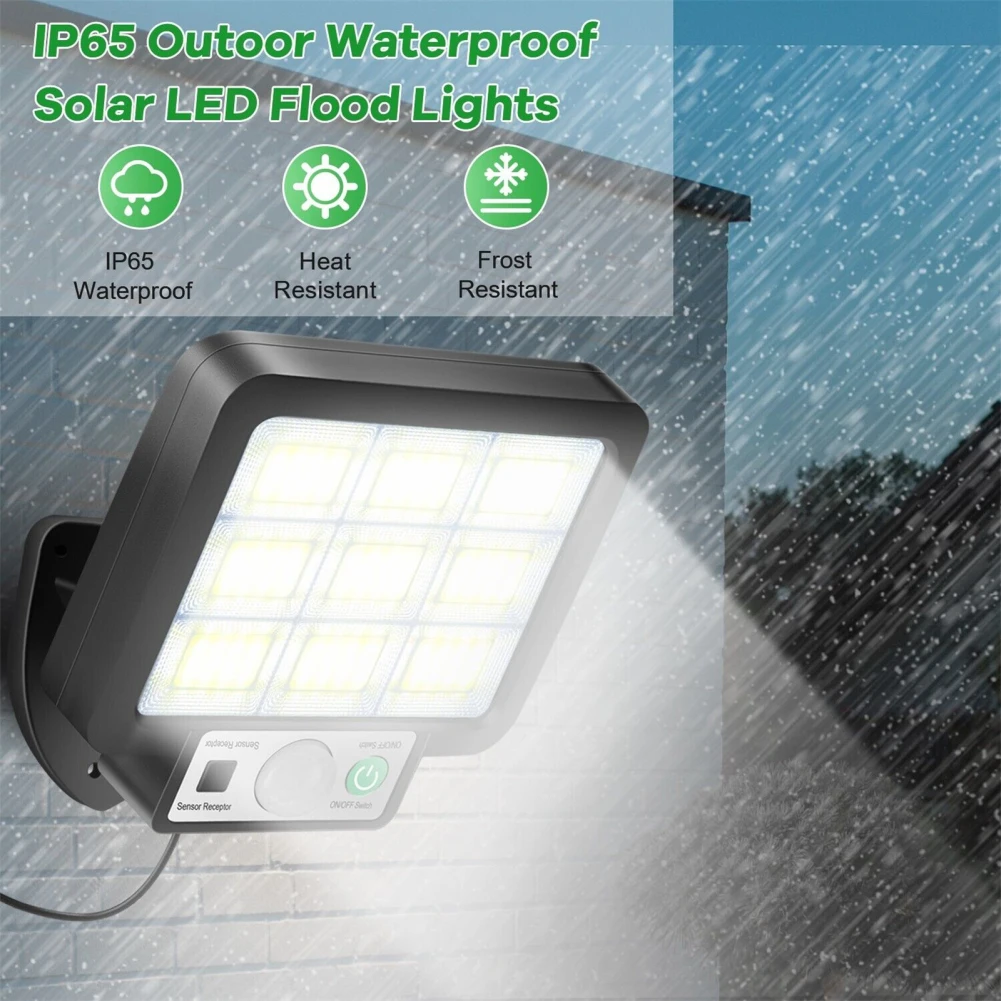 Imagem -03 - Impermeável Led Solar Wall Lamp Sensor de Movimento Lâmpadas Jardim Iluminação Pública Segurança Light Modos