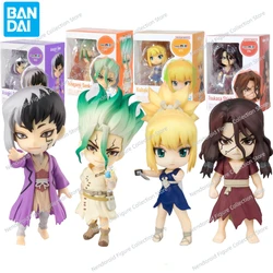 In Stock Bandai Figuarts Mini Dr.STONE Asagiri Gen Ishigami Senkuu Shishio Tsukasa Kohaku Anime Action Figure Toy Gift Model