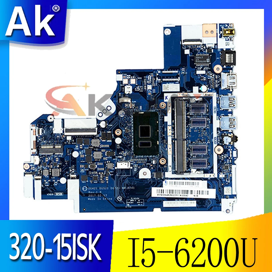 

For Lenovo Ideapad 320-15IKB 320-17IKB Motherboard DG521 DG721 NM-B241 Core 4405U I3 I5 I7 4GB DDR4 Mainboard 320-15ISK