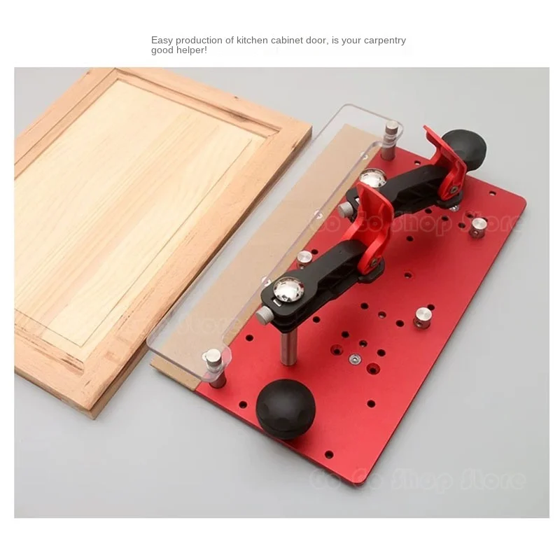 Trimmer Inverted Wood Milling Electric Trimming Engraving Safety Push Block Push Fence Suitable Right Angle Cutting Machine