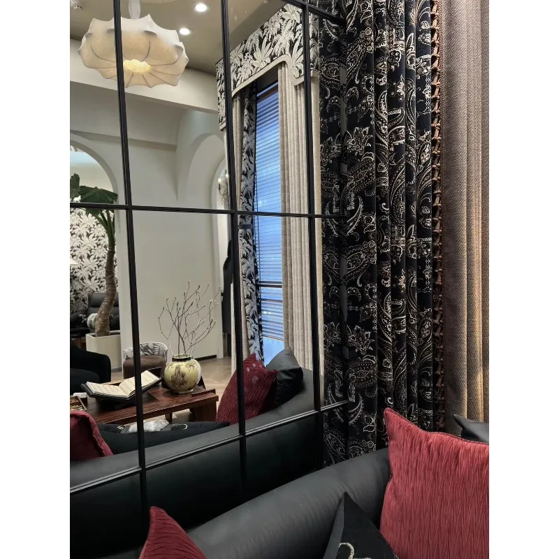 High Quality Chenille Fabric Blackout Curtains with Privacy protection and Spatial Tranquility for Bedroom Wholesale Curtains