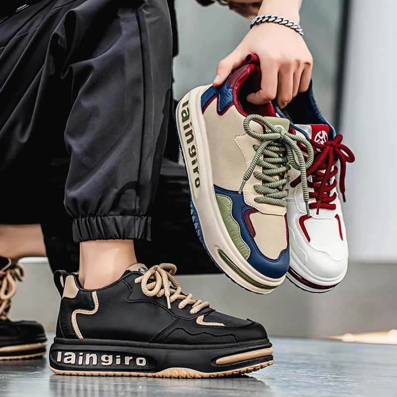 

2025 New Men's Board Shoes,sneakers,skate shoes,Casual Shoes Lightweight Outdoor Non-Slip Cushioned Elegant Travel Daily Wear