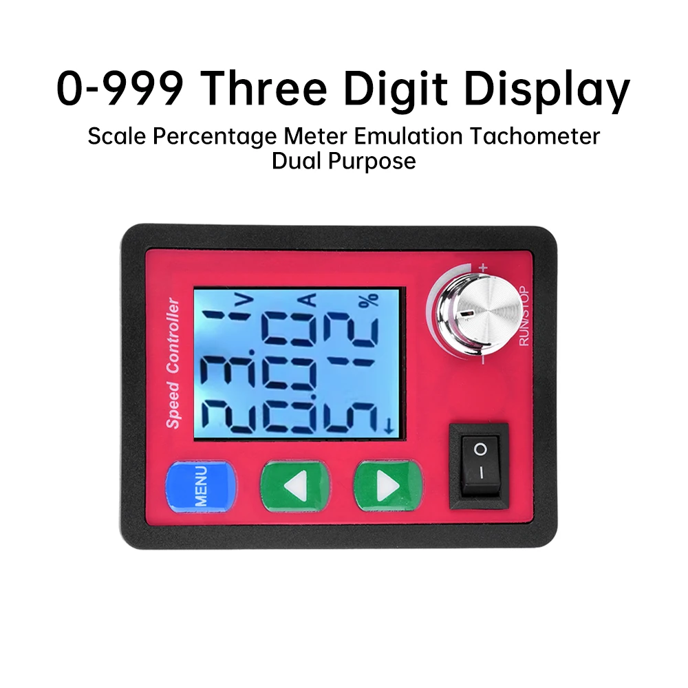DC6-55V 20A PWM การควบคุมระยะไกลไร้สาย0-999อัจฉริยะ DC แปรงมอเตอร์ควบคุมความเร็วรองรับ vtoltage การตรวจสอบกระแส