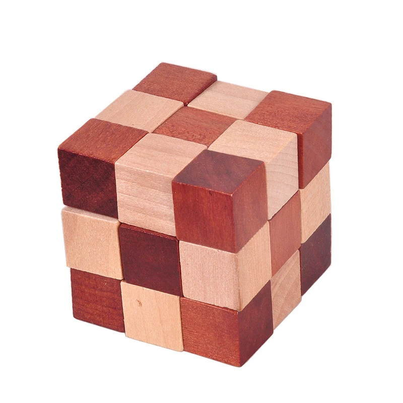 Scatola puzzle di lusso con serratura in legno Rompicapo per adulti e bambini Disentanglemen Sblocca gioco di interblocco Prova IQ Migliori regali