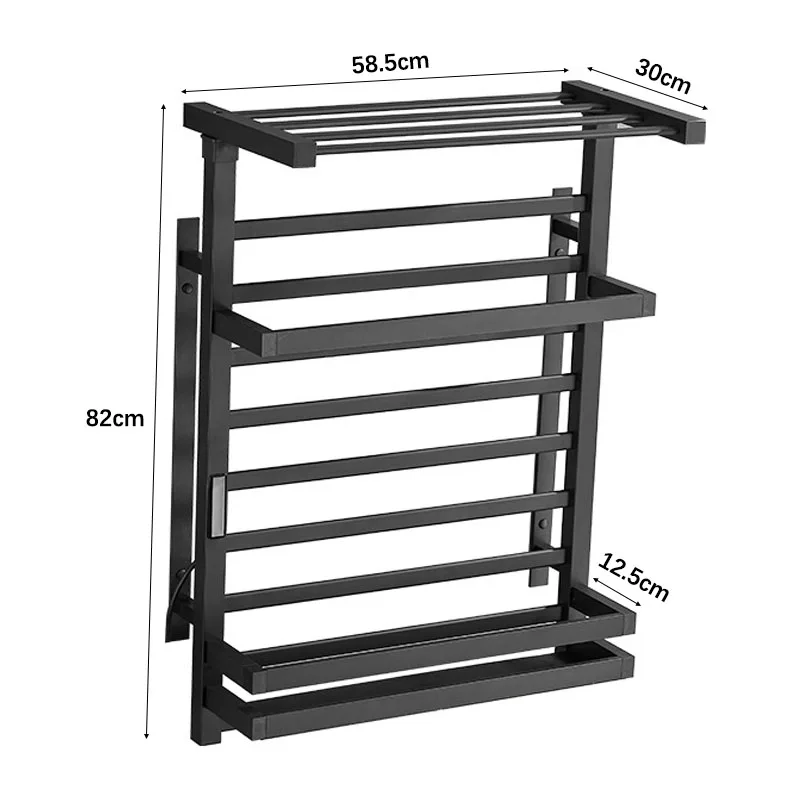 Display Digital Handuk Hangat. Pengering Handuk Mandi. Kontrol Suhu Listrik Rak Handuk Dipanaskan .. Rel Handuk Listrik Kamar Mandi.