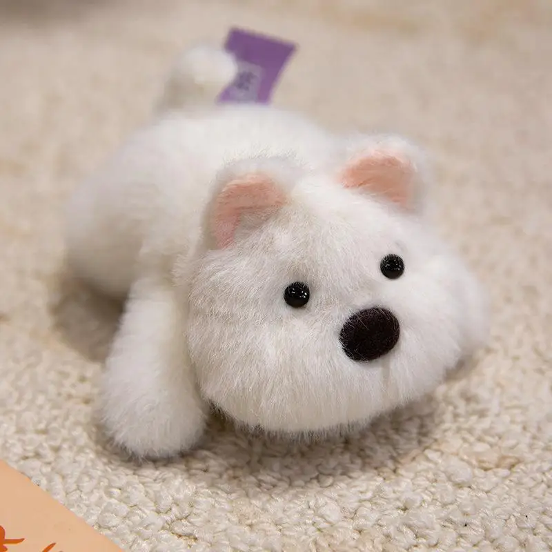 Cartoon plush toy fridge magnets, fun party style small animal plush toys creative fridge decorations