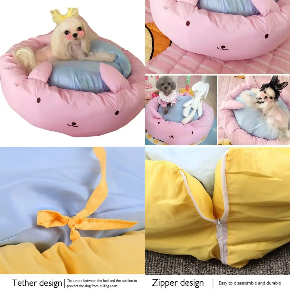 

Кровать для кошек с пончиками, обниматель для кошек, самонагревающаяся подушка для кровати для кошек и собак, кровать для домашних животных, супермягкая прочная ткань, товары для домашних животных, съемный, моющийся для