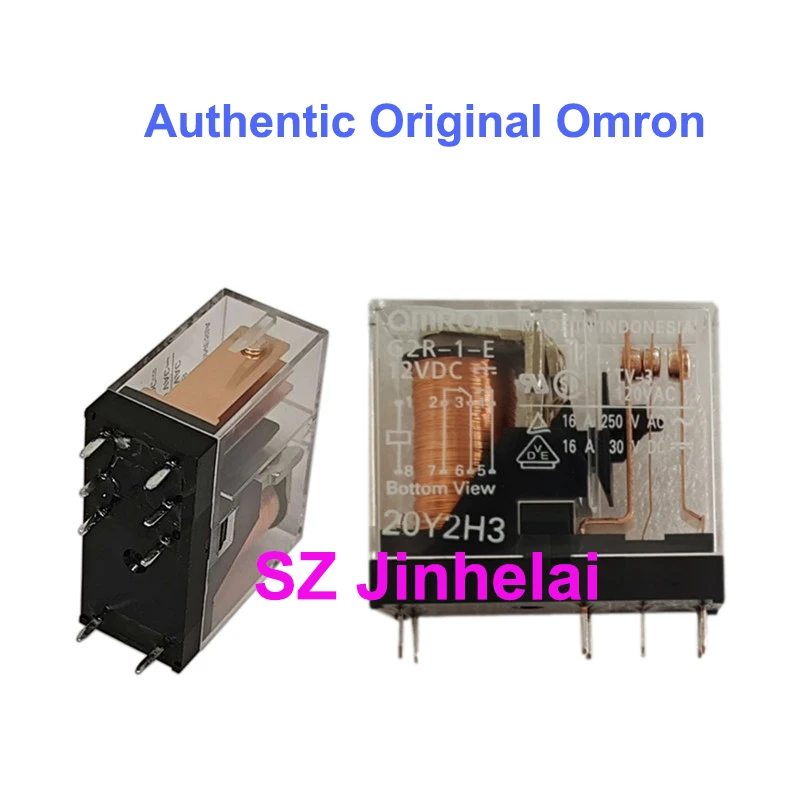 10pcs Authentic Original Omron G2R-1-E G2R-1A-E 24VDC 12VDC Micro Power Relay  DC24V DC12V