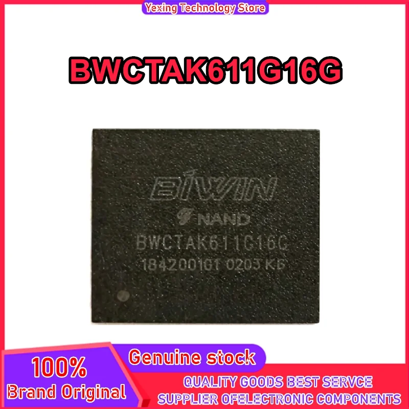 BWCTAK611G16G 16GB Version 5.0 eMMC Flash Granular Memory Chip 0-10 New Original in stock