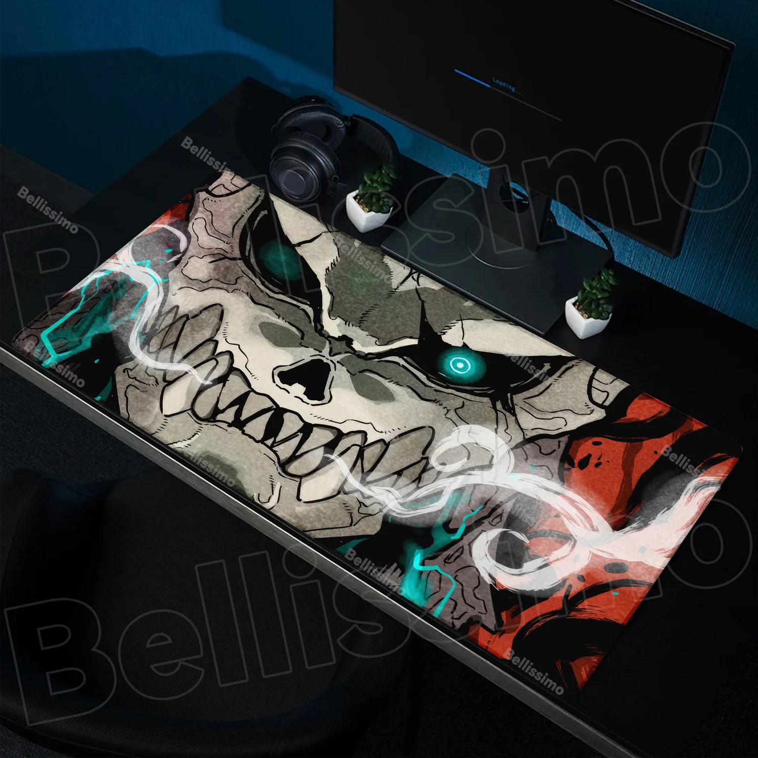 K-Kaiju No. 8 Anime Mouse Pad teclado XXL Decorate desktop Mouse Pad Large Computer Laptop Non-slip Keyboard Desk Mat Mousepad
