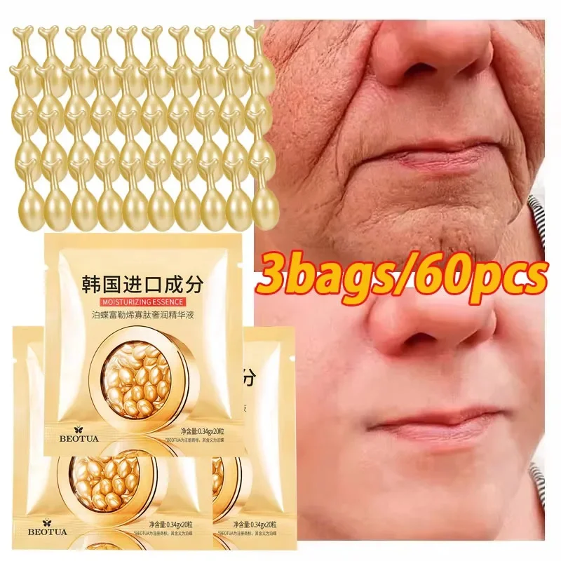 Hyaluronic Acid Capsules Serum Fine Line Anti-wrinkle Ageless Firm Repair Spot Remove Whitening Face Skin Care Korean Cosmetics