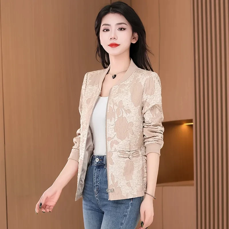 Small Fragrance Short Korean Version Loose Coat Women's Spring 2023 New European Fashion Western Style Little Jacket Female Top