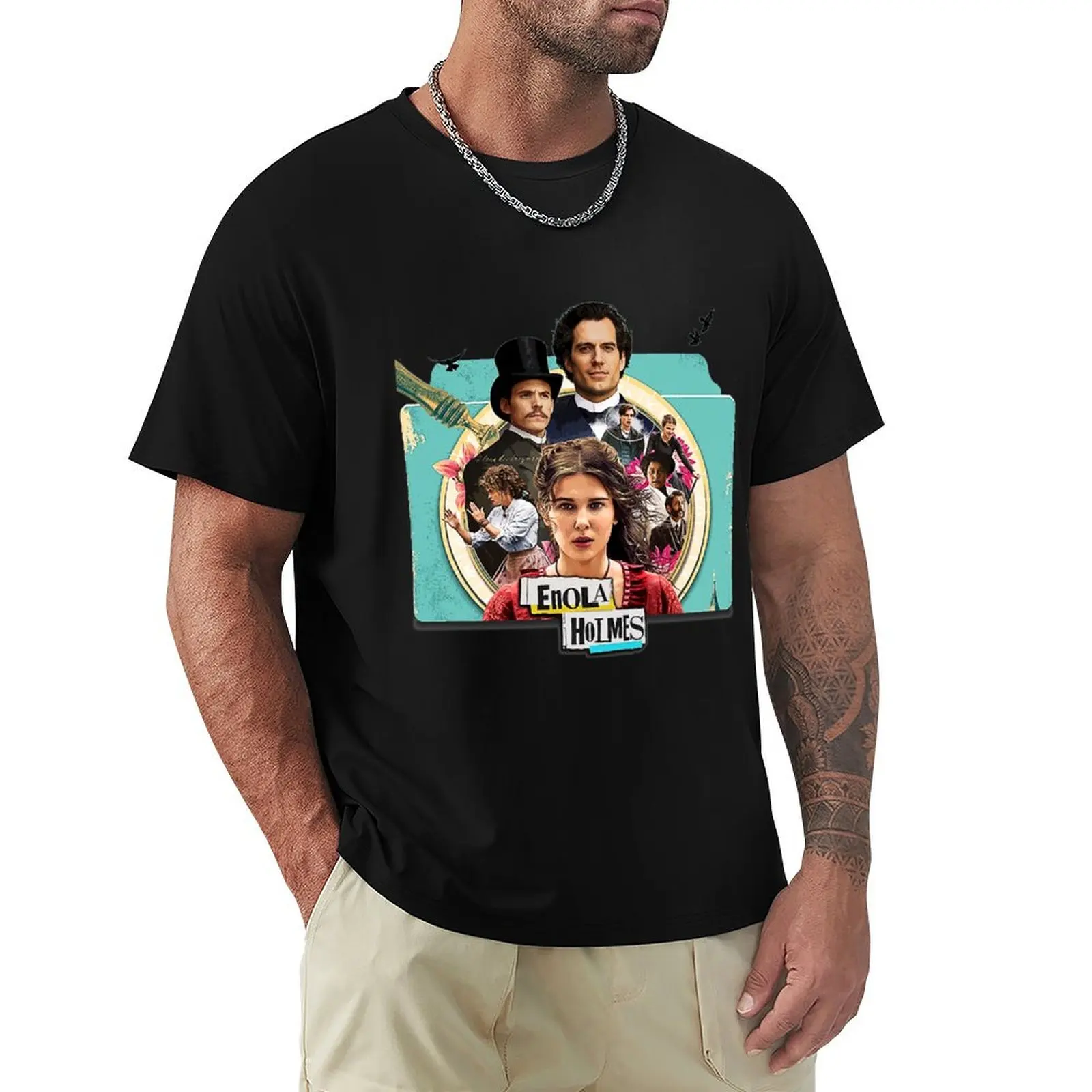 

Enola Holmes Movie T-Shirt Plus Size All Match Tee Shirt