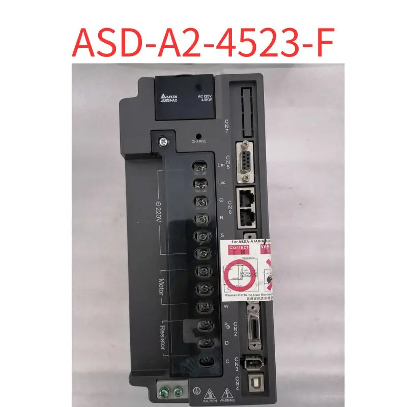 

Second-hand original Servo driver ASD-A2-4523-F 220V 4.5KW Test OK