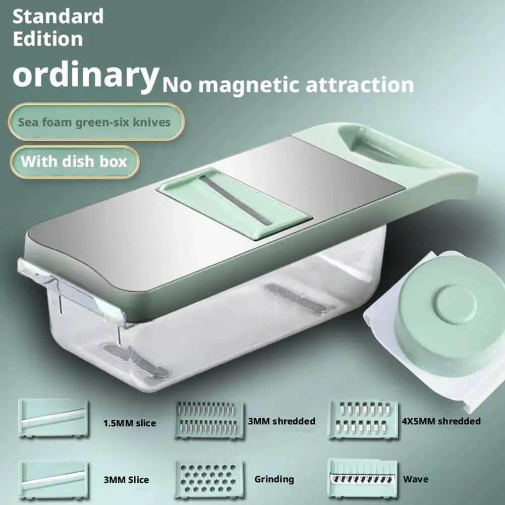 

Безопасный, эффективный, многофункциональный измельчитель овощей для дома - для плотных кусочков картофеля Легко чистится Прочный Экономия времени