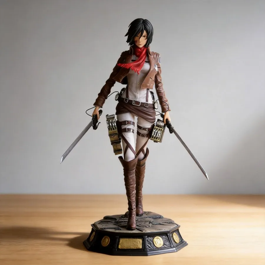 figurine-debout-mikasa-ackerman-de-l'attaque-des-titans-statue-gk-anime-de-30-cm-modele-de-decoration-de-bureau-jouet-de-collection-cadeau