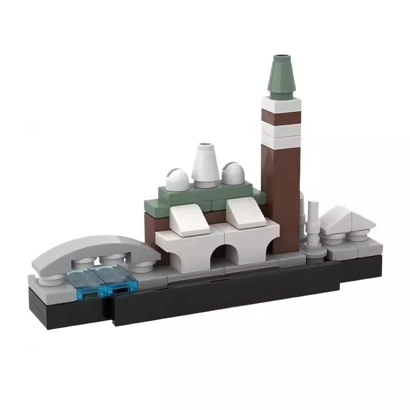Bricklink MOC ville horizon maison Architecture vue sur la rue Francfort Bremen Cleveland New York v