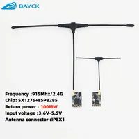 BAYCK ELRS 915MHz / 2.4GHz NANO ExpressLRS Receiver with T type Antenna Support Wifi upgrade for RC FPV Traversing Drones Parts