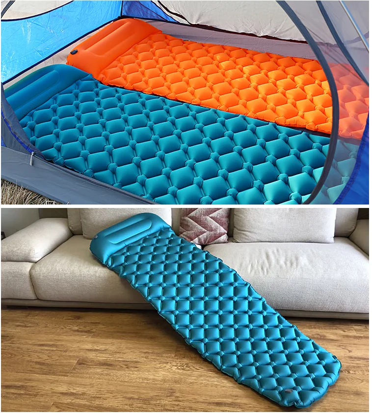 

Inflatable Mattress Sleeping Pad Inflatable Bed Ultralight Mat Camping Air Mattress Camp mat for Hiking Tent Travel Backpacking