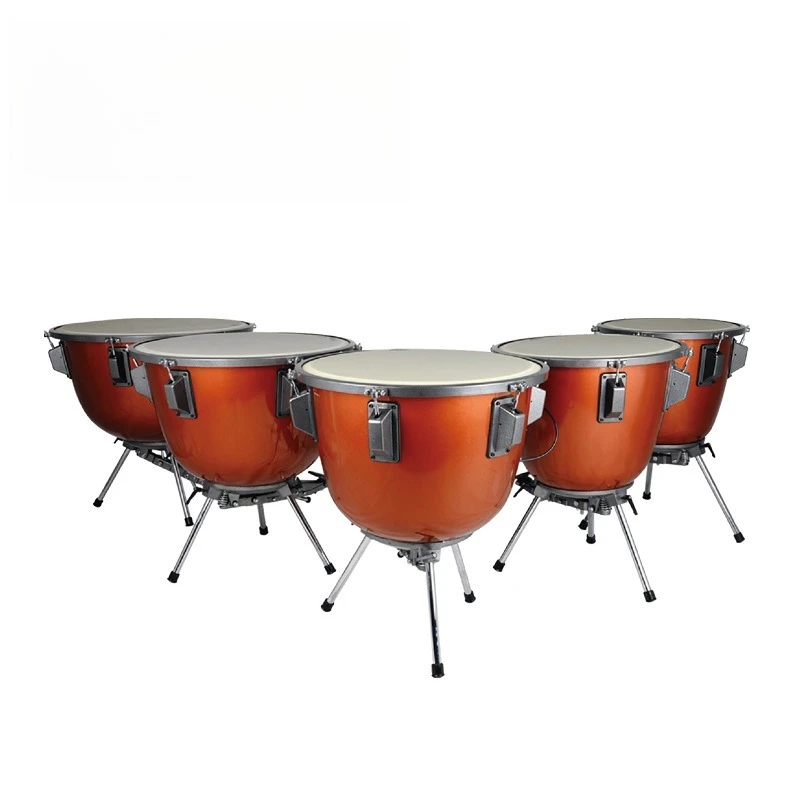 

Fiberglass timpani classical drum set symphony orchestra plays bronze drum