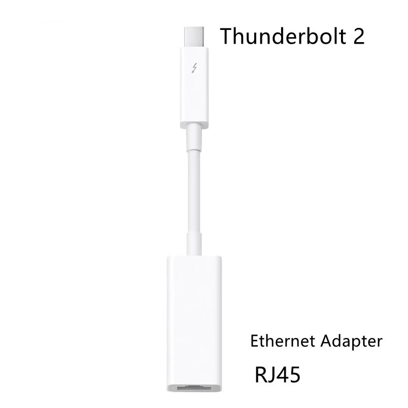 Thunderbolt 2 ถึง FireWire 800 1394B อะแดปเตอร์ Thunderbolt 2 ถึง 3 Ethernet rj45 สําหรับ Mac คอมพิวเตอร์ติดตั้งพอร์ต Thunderbolt