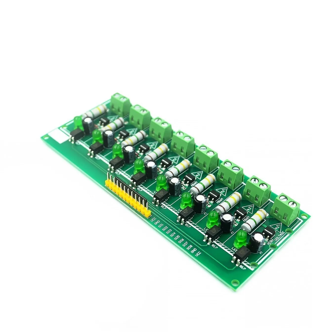 Module Isolation Optocoupleur AC 220V 1 Canal - Niveau TTL 3-5V Pour Test PLC SCM Microcontrôleur