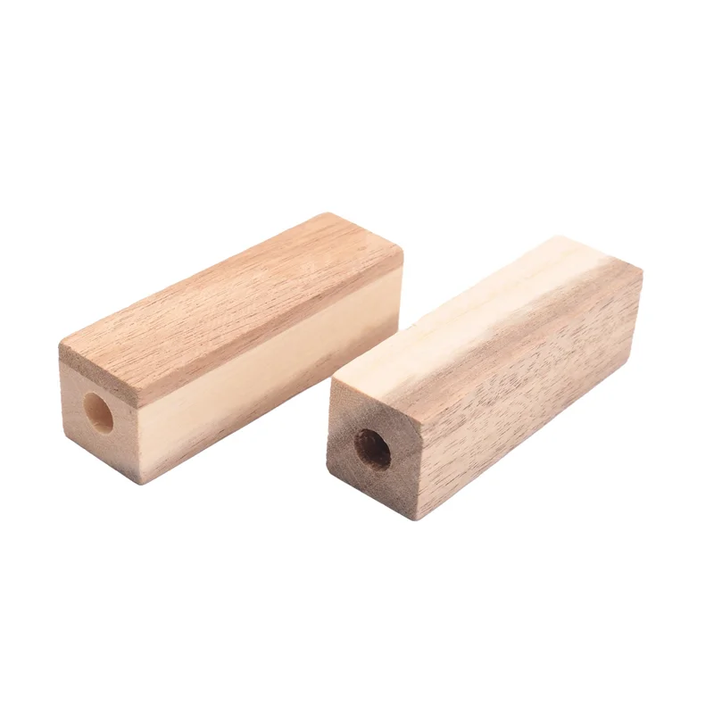 

MCGS-40 Pcs Pre Drilled 7Mm Wood Pen Blanks For Woodturning Pen Turning Kit For Pen Making Supplies DIY Crafts