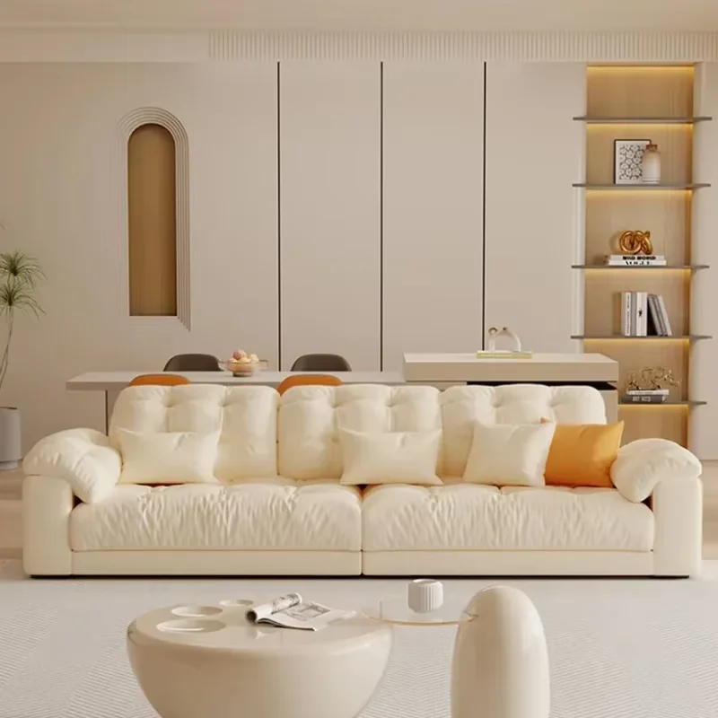 Cozy Simple Nordic Sofas Stretch Kawaii Fancy Floor Lazzy Living Room Sofas Modular White Woonkamer Banken Apartment Furniture