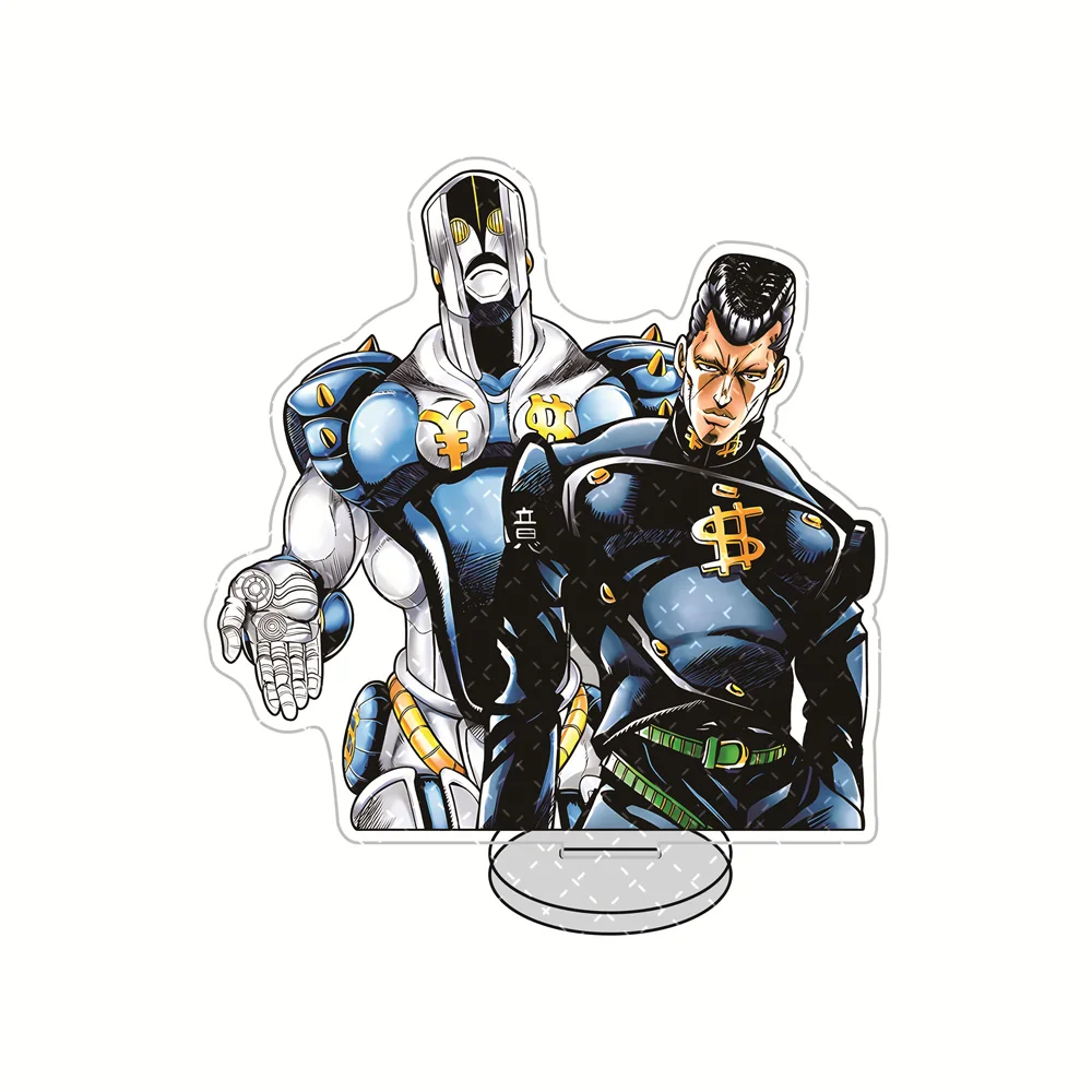 Anime JoJo's Bizarre Adventure Acrylic Standee 15cm - Joseph/Dio Brando Figure Desk Decoration Collectible Keychain Gift