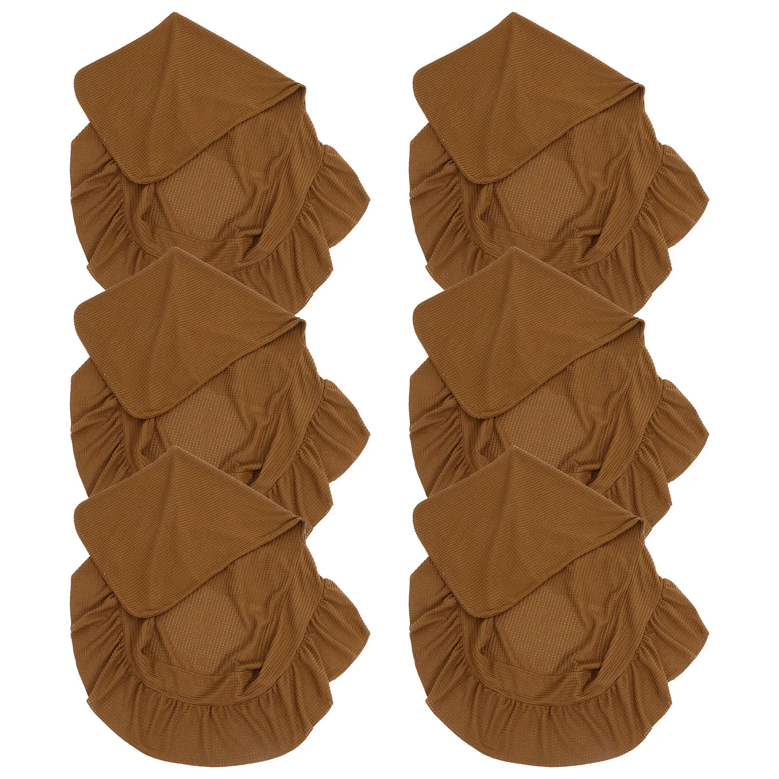 

6pcs Waterproof Tartan Chair Cover Stretch Dining Chair Covers Washable Protective For Home Kitchen Restaurant Use