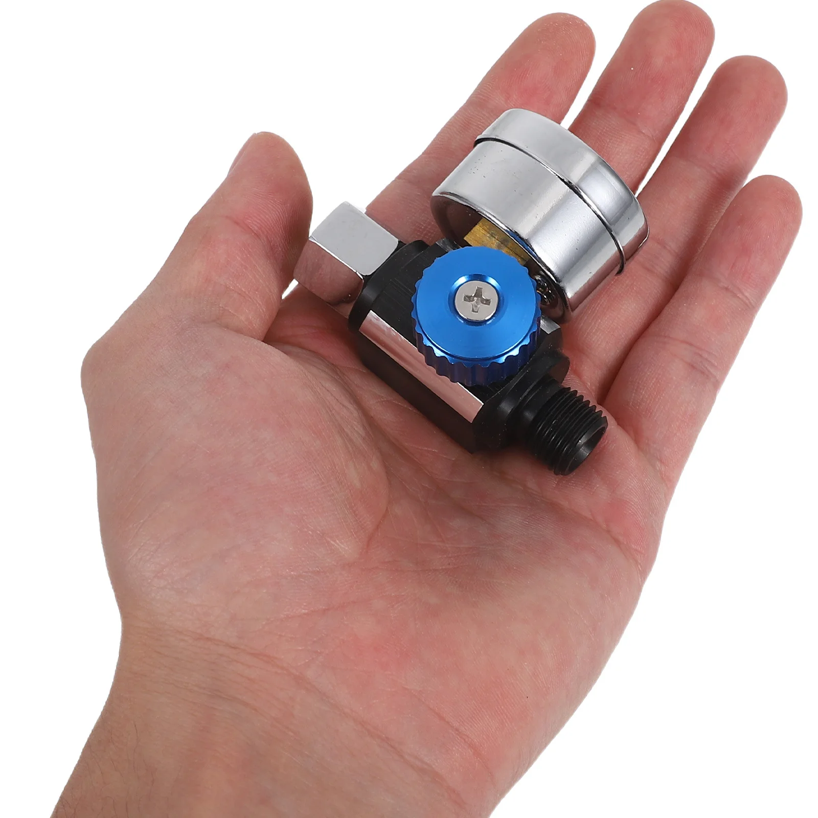 

1Set Spray Regulator Precise Air Pressure Control Gauge Durable Metal Construction Automotive Furniture Refinishing